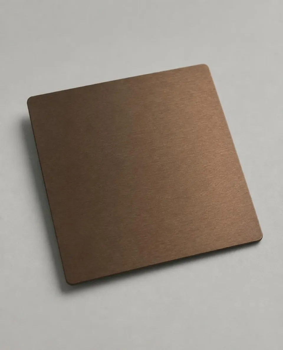 Bronze No.4 Matte stainless steel sheet