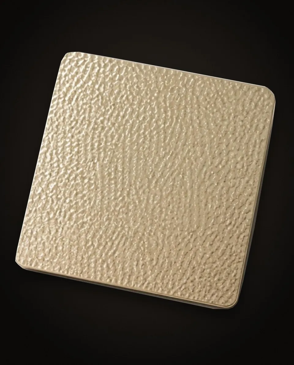 Champagne Gold Embossed stainless steel sheet