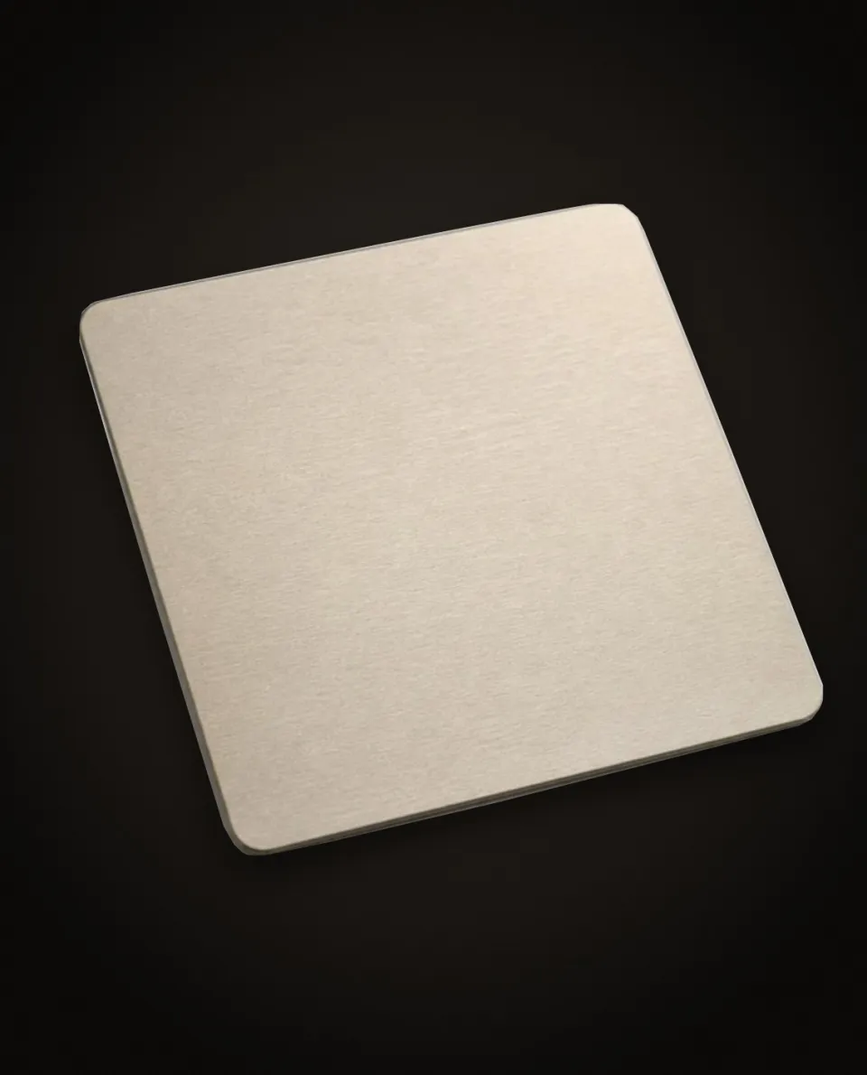 No.4 Matte stainless steel finish