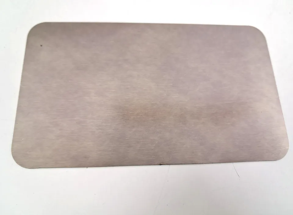 Matte Brushed stainless steel sheet